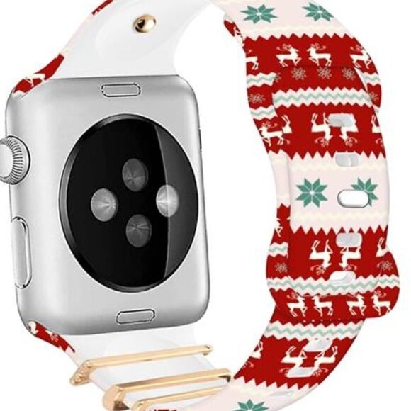 NEW Christmas Apple Watch Band with Charms - Picture 3 of 4